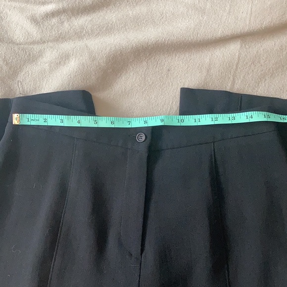 Brian Bailey 100% Wool Lined Dress Pants (Black) - Picture 12 of 16